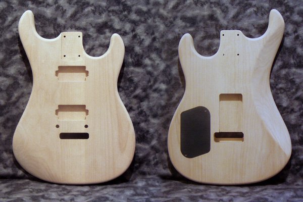 Single pickup guitar on sale body